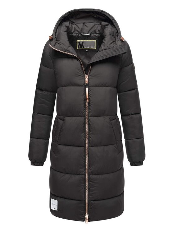 Marikoo Marikoo Kurtka zimowa Nomadiaa Czarny Casual Fit