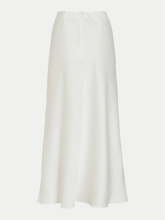 Vila Vila Gonna midi Ravenna 14094125 Bianco Regular Fit