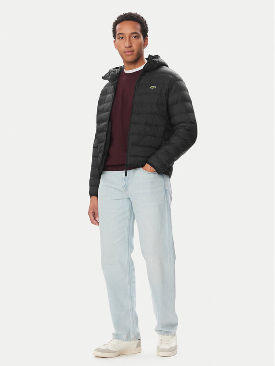 Lacoste Lacoste Kurtka przejściowa BH8714 Czarny Regular Fit