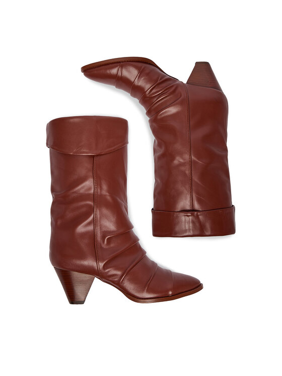 Badura Badura Škornji EO-APRIL-25FW218-1 Rjava