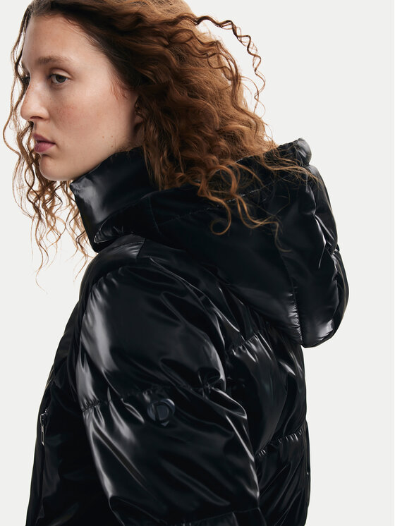 Desigual Desigual Giubbotto invernale Flam 24WWEWBP Nero Regular Fit