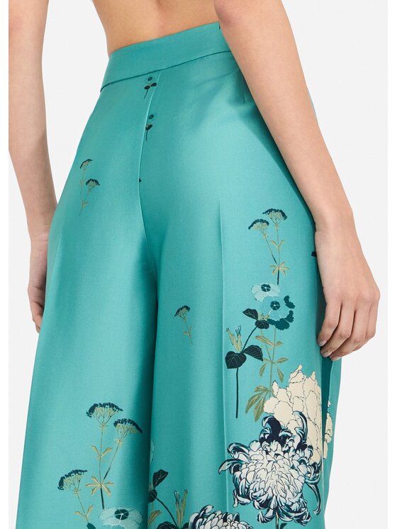 Liu Jo Liu Jo Pantalone da abito CF5301TS555M9716 Celeste Regular Fit