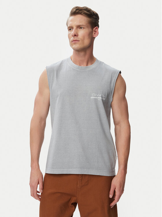 Jack & Jones Tank top Cassis 12295076 Niebieski jasny Regular Fit