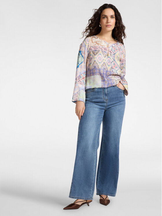 Elena Mirò Elena Mirò Bluzka 2161P100222N043 Fioletowy A-Line Fit