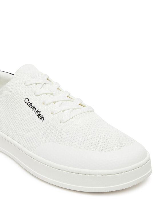 Calvin Klein Calvin Klein Snīkeri Low Top Lace Up Knit HM0HM01726 Balts