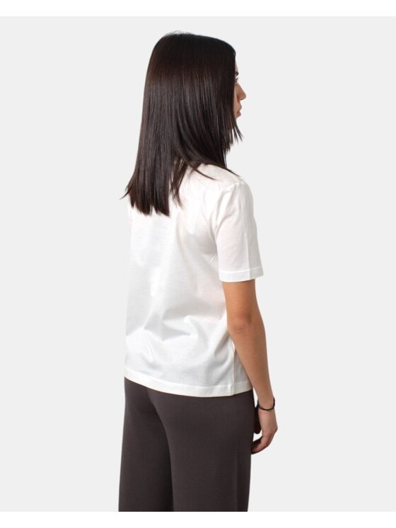 Max Mara Leisure Max Mara Leisure T-Shirt 9936319119626 Λευκό Regular Fit