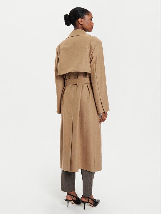 BOSS Boss Wollmantel Caspina 50518503 Beige Regular Fit