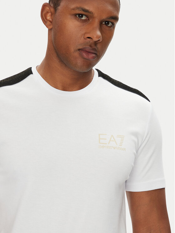 EA7 Emporio Armani EA7 Emporio Armani T-Shirt 7M000299 AF13739 U0002 Biały Slim Fit