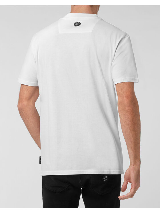 PHILIPP PLEIN PHILIPP PLEIN T-Shirt 777 Bílá Regular Fit