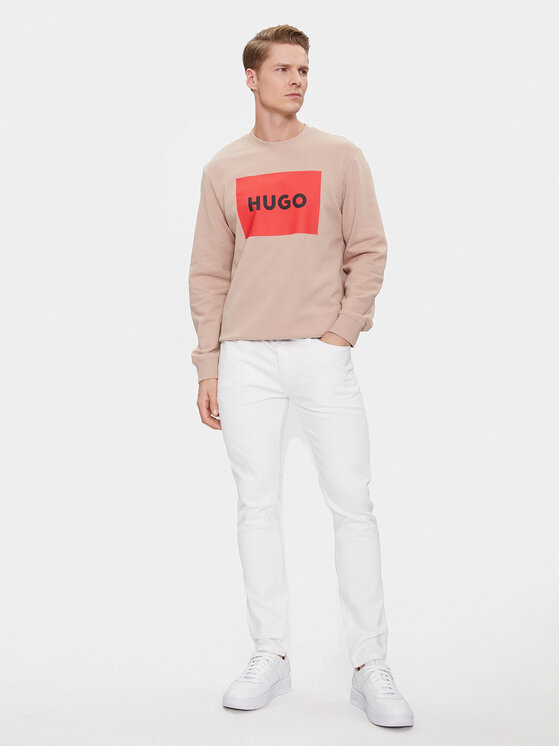 HUGO Hugo Суитшърт Duragol222 50467944 Бежов Regular Fit