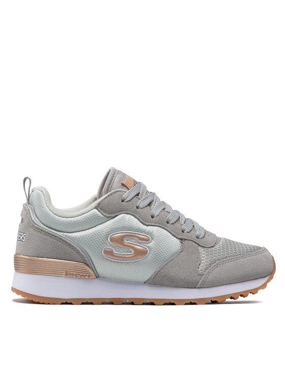 Skechers Sneakersy Goldn Gurl 111/LTGY Sivá