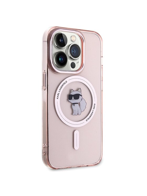KARL LAGERFELD KARL LAGERFELD Etui na telefon IML Choupette MagSafe Różowy