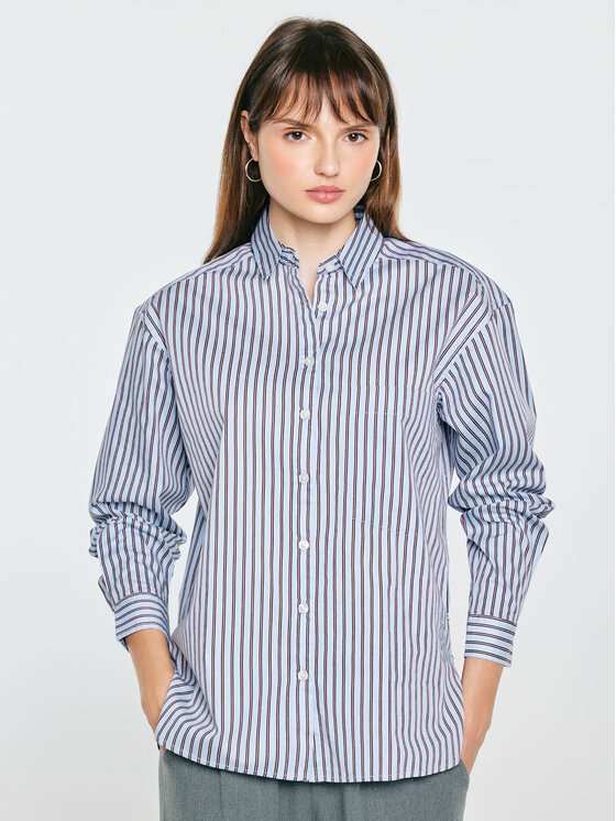 BIG STAR BIG STAR Koszula TINISA Niebieski Comfort Fit