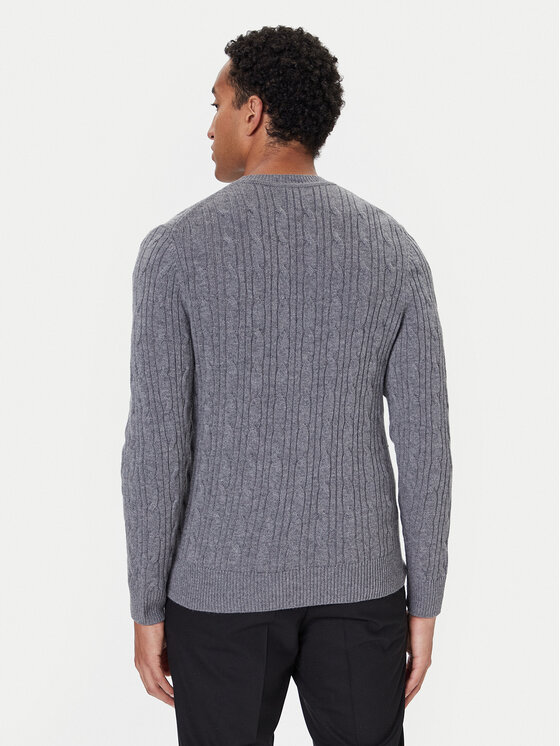 BOSS BOSS Sveter H-Hetico 50549975 Sivá Regular Fit