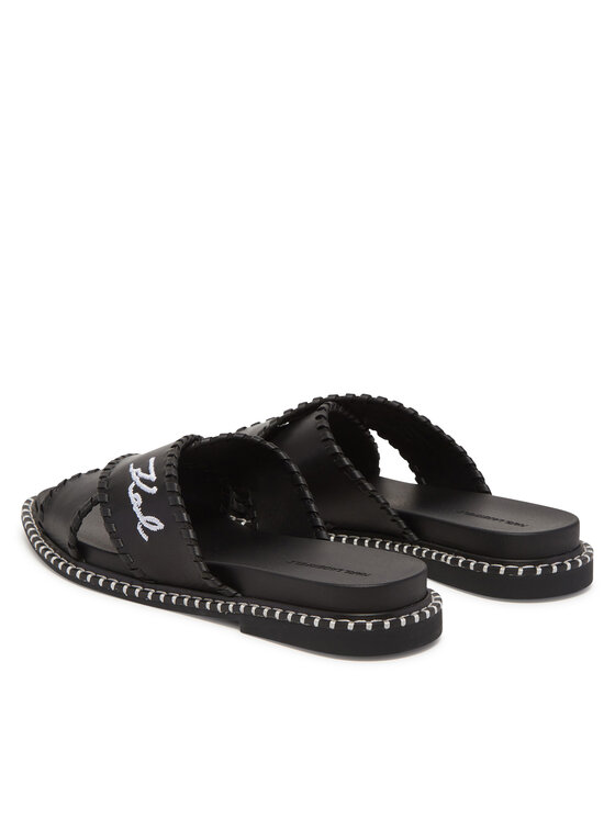 KARL LAGERFELD KARL LAGERFELD Natikače Kleo KL81372 Crna