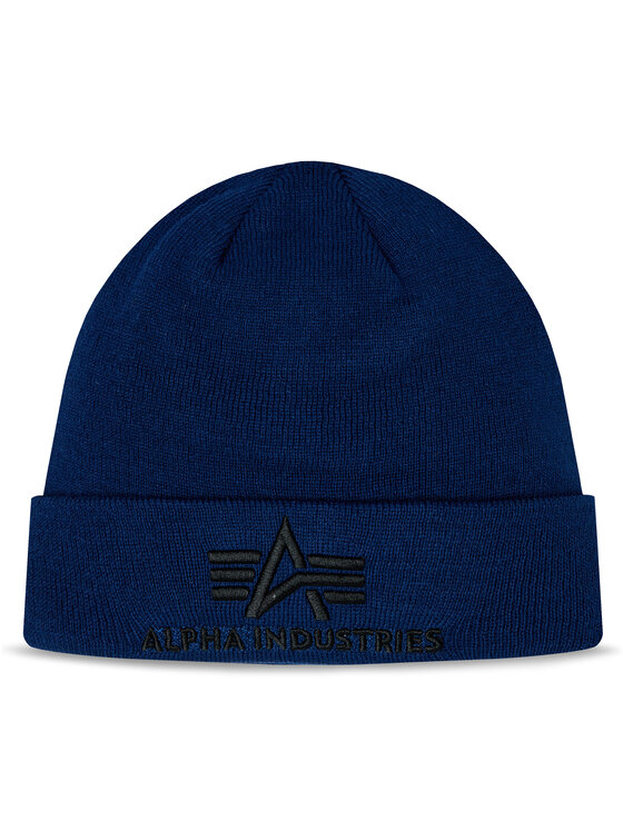 Alpha Industries Kapa 3D Beanie 168910 Plava