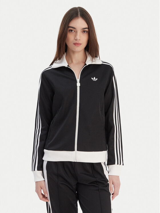adidas adidas Bluză adicolor Classic KD7969 Negru Regular Fit