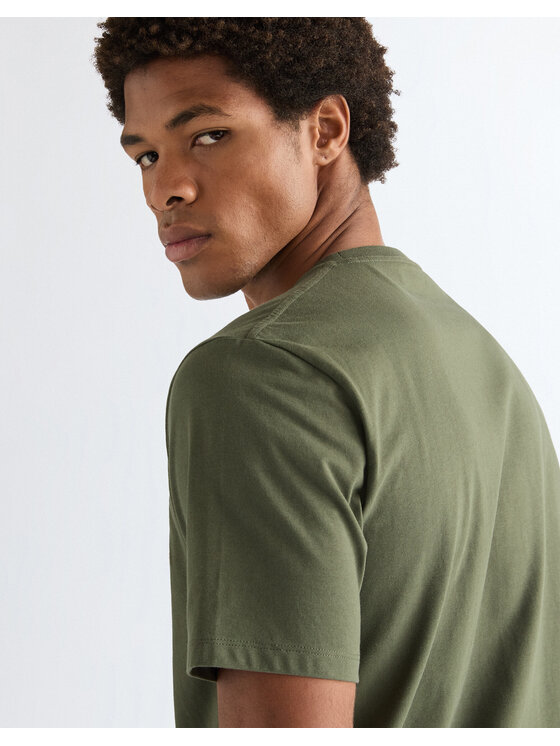 Wrangler Wrangler T-Shirt 112377989 Zielony Regular Fit