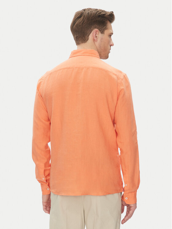 BOSS BOSS Marškiniai H-Roan-Bd-E-C1-243 50520283 Oranžinė Slim Fit