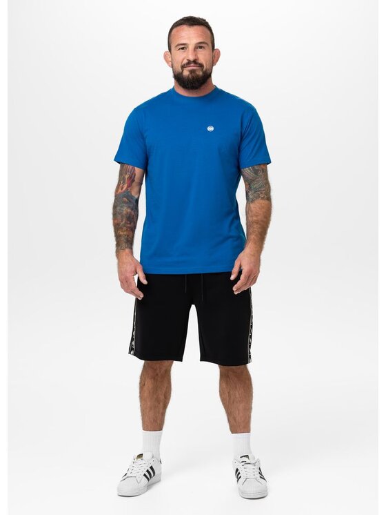 PITBULL PITBULL T-Shirt SCOTT Niebieski Regular Fit