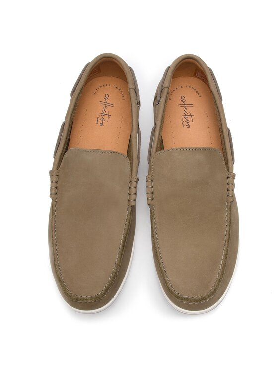 Clarks Clarks Мокасини Morven Sun 261390357 Зелений