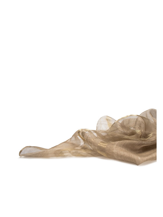 ALLORA BE UNIQUE ALLORA BE UNIQUE Scialle wool and silk Beige