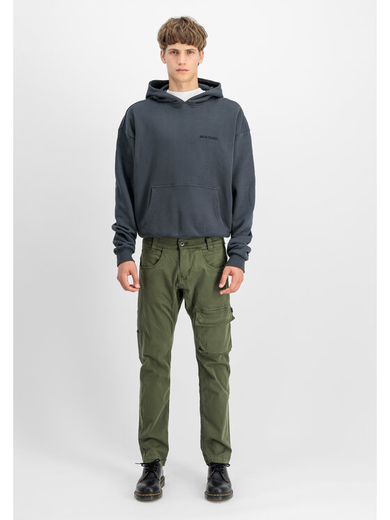 Alpha Industries Alpha Industries Cargo kalhoty Lieutenant Pant Zelená Straight Leg