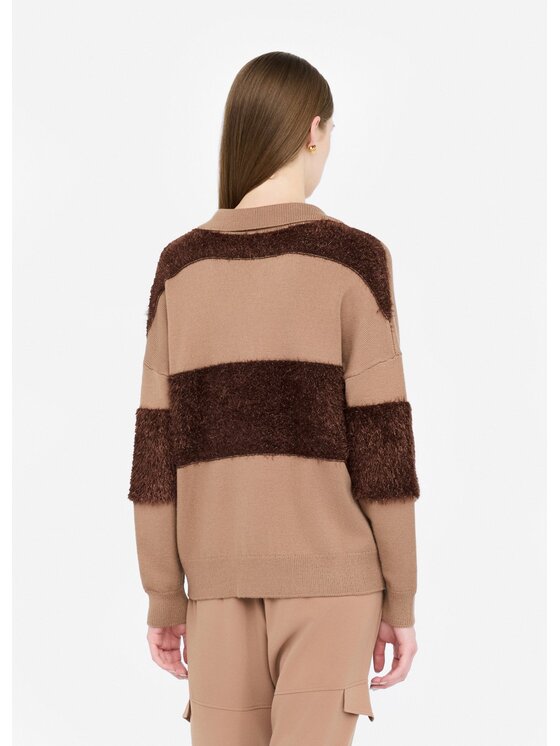 Liu Jo Liu Jo Cardigan TF5221MA51IC3839 Beige Regular Fit