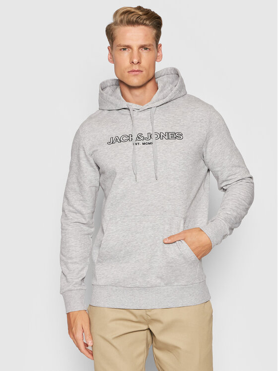 Felpa Bank 12192093 Grigio Regular Fit