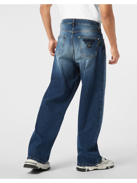 PHILIPP PLEIN PHILIPP PLEIN Jeansy 25901 Niebieski Loose Fit
