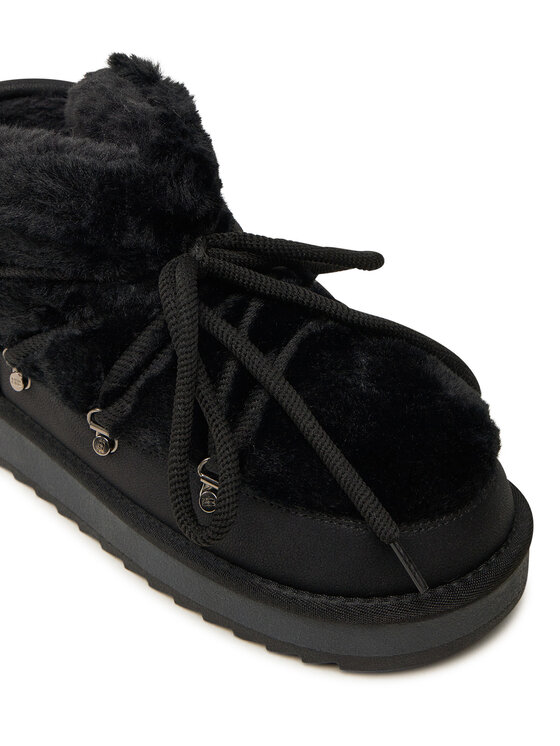 D.Franklin D.Franklin Sniego batai Nordic TRK Fur Low Bomb DFSH370011 Juoda