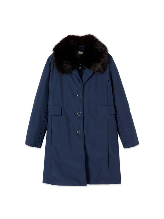 Oltre Oltre Giubbotto piumino F035R001537N034 Blu Over Fit