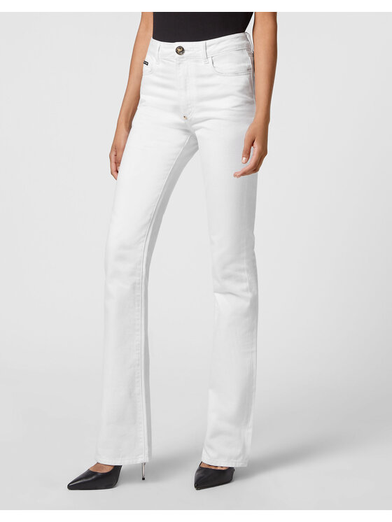 PHILIPP PLEIN PHILIPP PLEIN Džínsy 2865 Biela