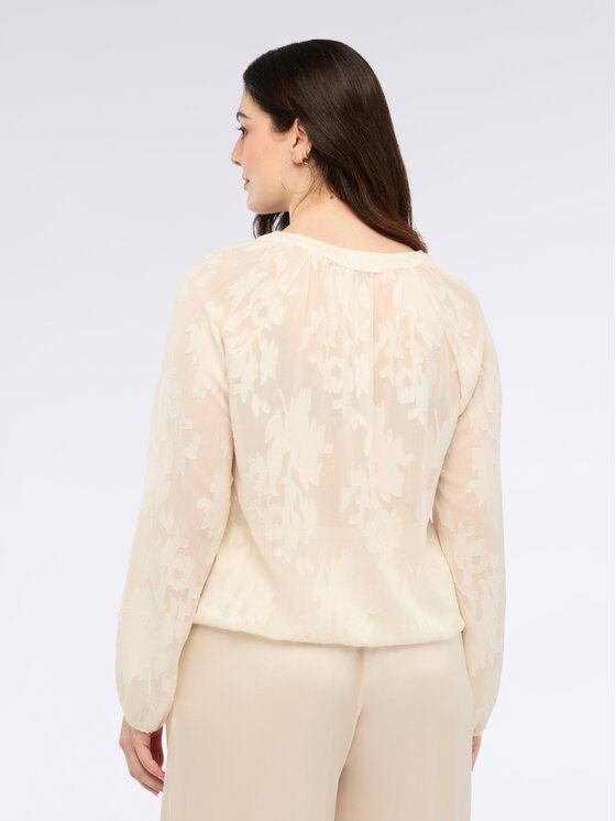 Fiorella Rubino Fiorella Rubino Blusa 2020T002396N011 Écru Over Fit
