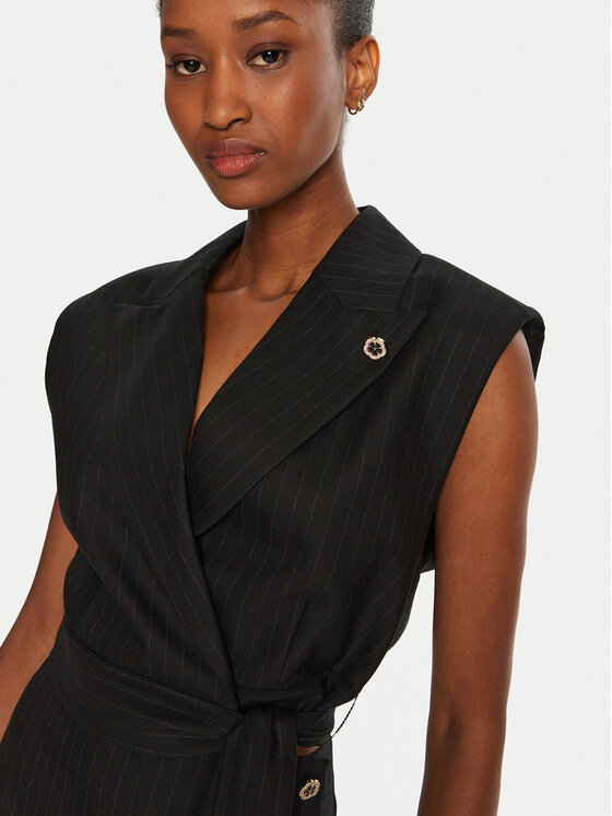 Bruuns Bazaar Bruuns Bazaar Vestă elegantă Berin BBW4113 Negru Regular Fit