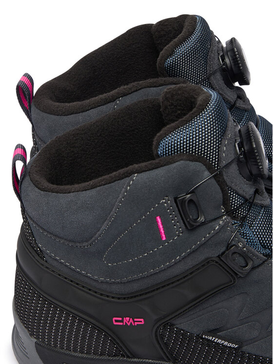 CMP CMP Bakancs Kiruna Mid FitGo Fleece Wp 3Q57894J Fekete