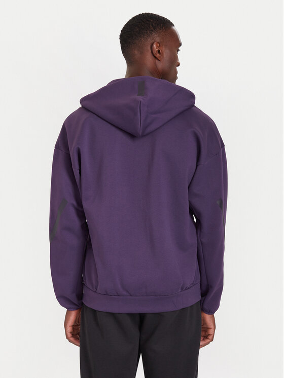 adidas adidas Mikina Z.N.E. KB7124 Fialová Regular Fit