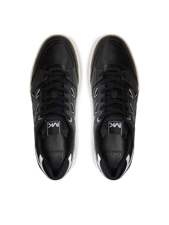 MICHAEL Michael Kors MICHAEL Michael Kors Αθλητικά Rebel Leather Sneaker 42S4RBFS3D Μαύρο