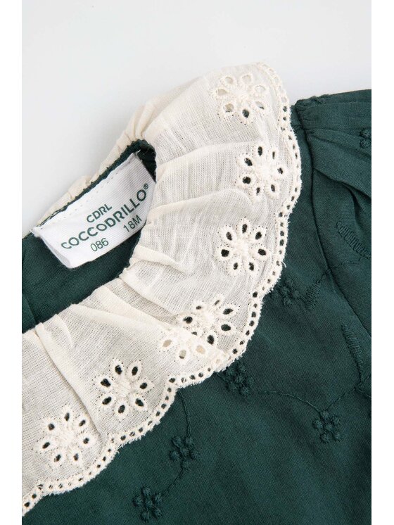 Coccodrillo Coccodrillo Body dziecięce ZC5112901EBG-011 Zielony Regular Fit