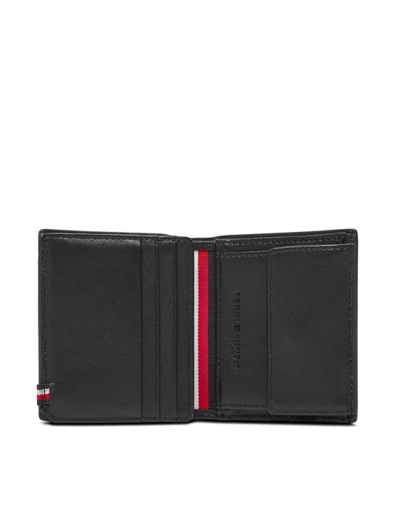 Tommy Hilfiger Tommy Hilfiger Große Herren Geldbörse Th Foundation Trifold AM0AM13510 Schwarz