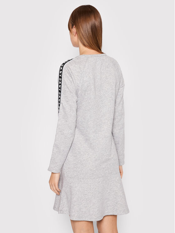 Vestito di maglia DD1GD244 Grigio Relaxed Fit