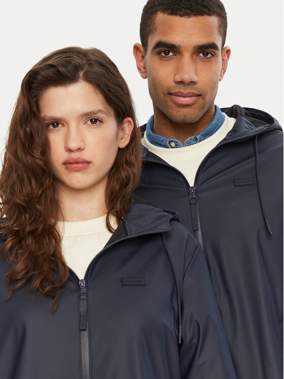 Hunter Hunter Kurtka przeciwdeszczowa Andrea HARU0002242 Granatowy Regular Fit