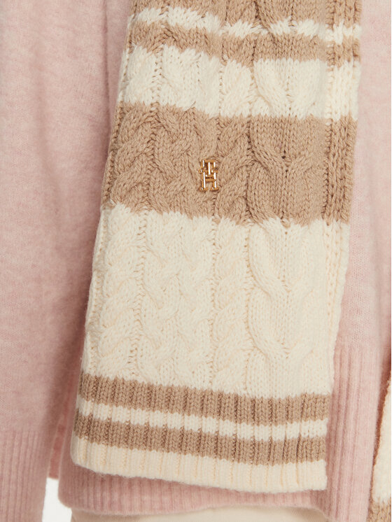Tommy Hilfiger Tommy Hilfiger Šál Naval AW0AW16654 Béžová