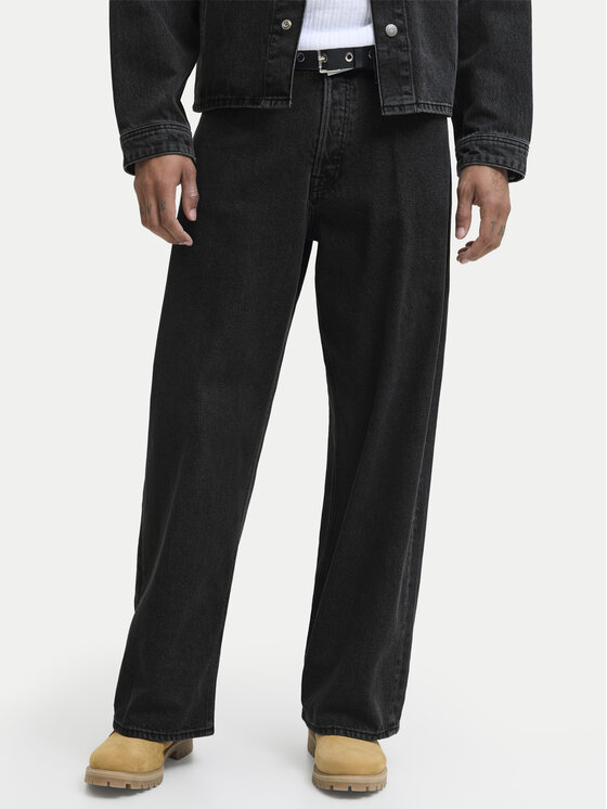 Jack & Jones Jack & Jones Farmer Dave Original 12290248 Fekete Baggy Fit