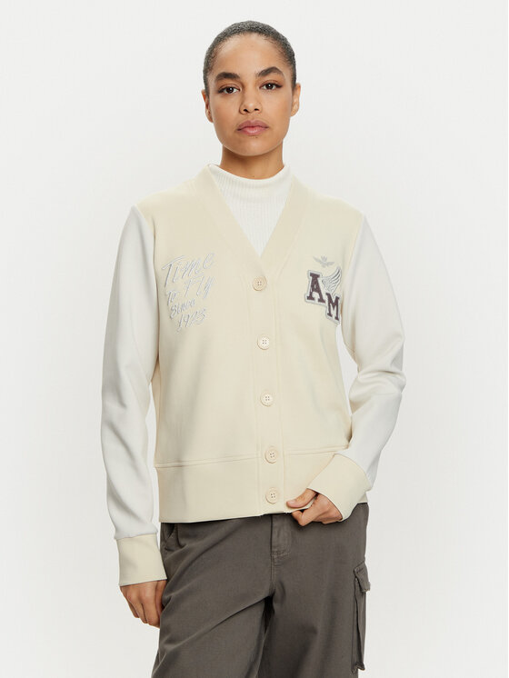 Aeronautica Militare Aeronautica Militare Pulóver 242FE1966DJ659 Bézs Regular Fit