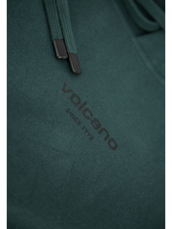 Volcano Volcano Bluza B-TRUNK Zielony Regular Fit