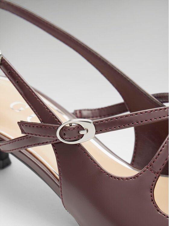Guess Guess Szpilki 181333 Bordowy