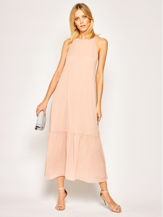 Marella Marella Večerné šaty Scire 32214102 Ružová Slim Fit