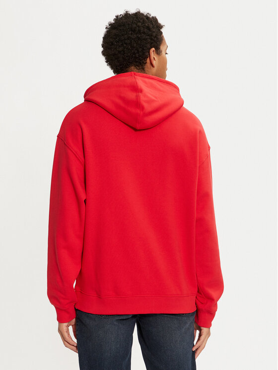 HUGO Hugo Felpa Dugojellow 50524318 Rosso Regular Fit