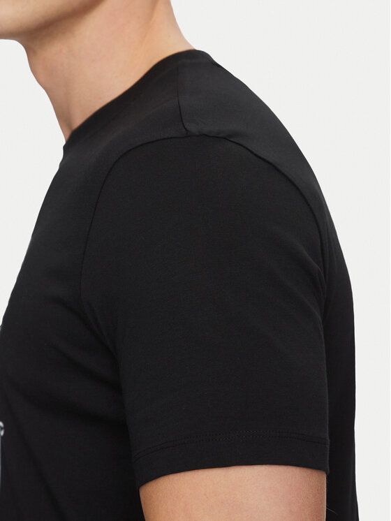 HUGO HUGO T-särk Dischach 50532918 Must Regular Fit